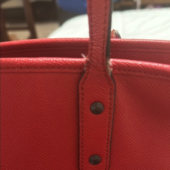 Coach Red Tote Bag - Picture 4 of 7